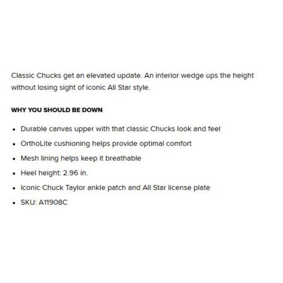 NIB Converse Chuck Taylor All Star White Wedge Platform Hi Top Shoes Women's 9.5 - Picture 11 of 11